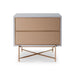 Adriana Bedside Chests White Wood Laminate-Cheshire Furniture Outlet
