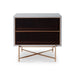Adriana Bedside Chests White Wood Laminate-Cheshire Furniture Outlet