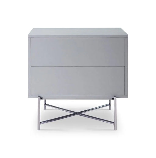 Adriana Bedside Chests White Wood Laminate-Cheshire Furniture Outlet