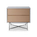 Adriana Bedside Chests White Wood Laminate-Cheshire Furniture Outlet