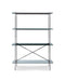 Adriana Bookshelves Dark Chrome-Cheshire Furniture Outlet