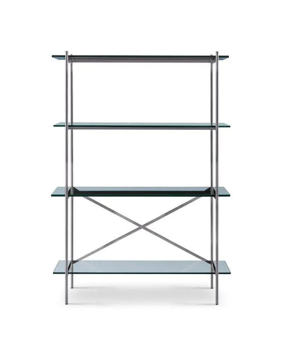 Adriana Bookshelves Dark Chrome-Cheshire Furniture Outlet