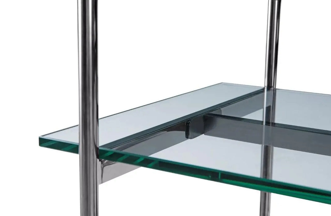 Adriana Bookshelves Dark Chrome-Cheshire Furniture Outlet