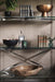 Adriana Bookshelves Dark Chrome-Cheshire Furniture Outlet