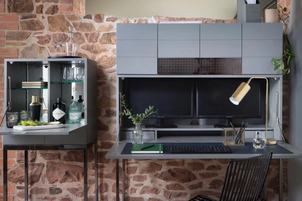 Adriana Bureau Desks With Cupboard-Cheshire Furniture Outlet