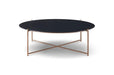 Large Round Coffee Table Frame With Marble Top-Cheshire Furniture Outlet