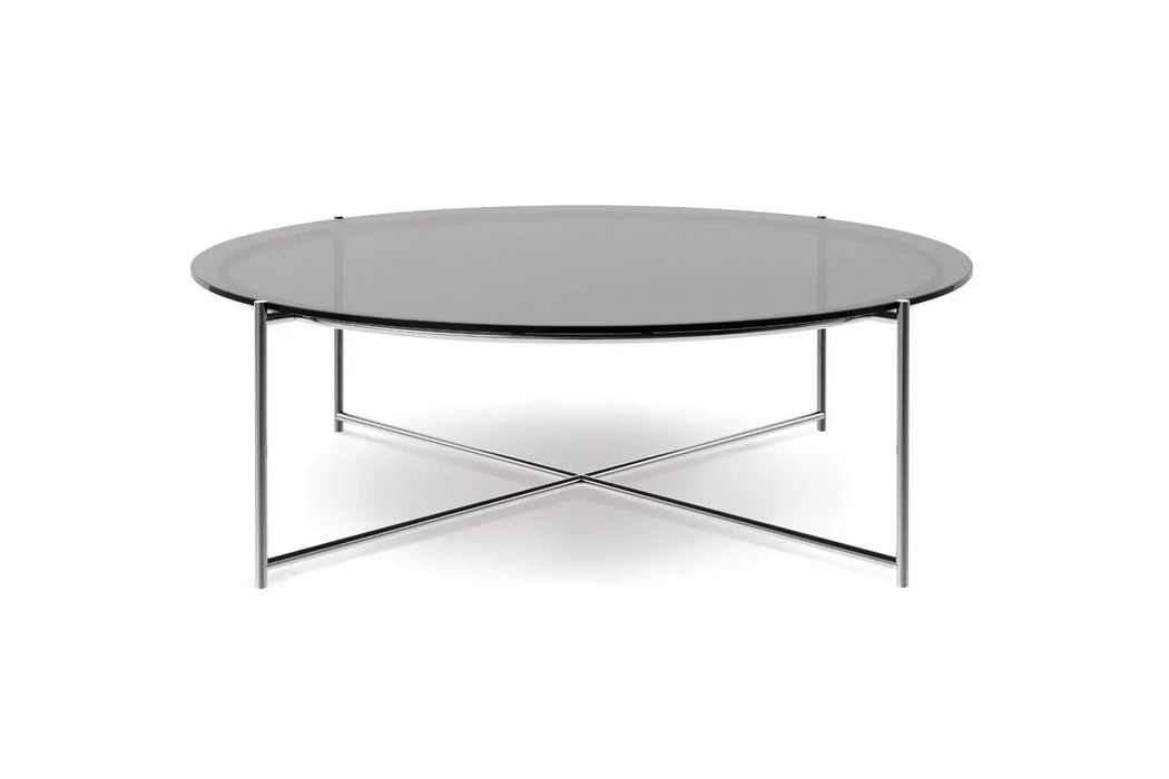 Large Round Coffee Table Frame With Marble Top-Cheshire Furniture Outlet