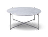 Small Round Coffee Table Frame With Marble Top-Cheshire Furniture Outlet