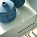 Alberto Wide Chests Of Two Drawer White Matt Lacquer-Cheshire Furniture Outlet