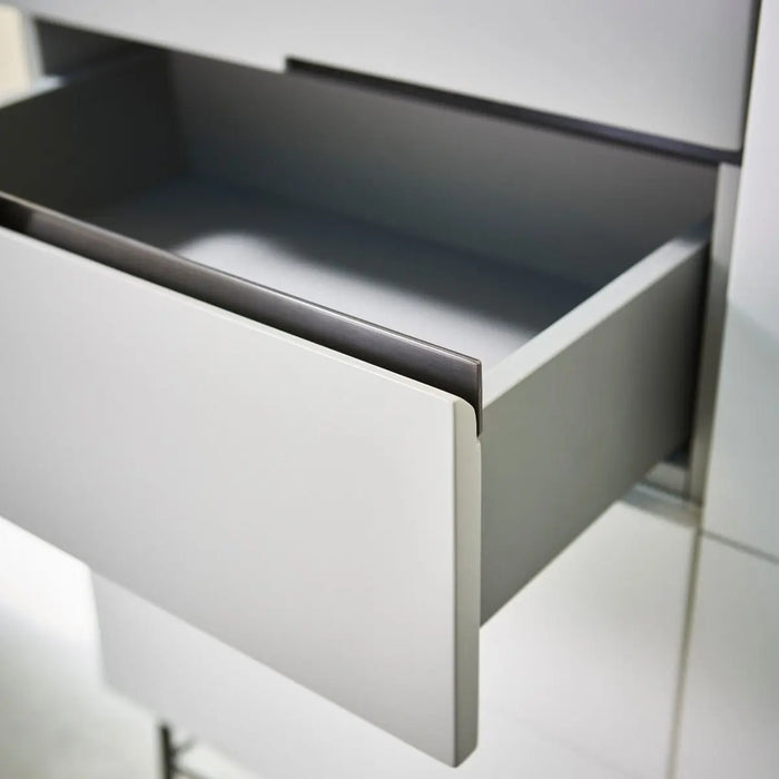 Alberto Narrow Chests Of Six Drawer White Matt Lacquer-Cheshire Furniture Outlet