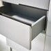 Alberto Narrow Chests Of Six Drawer White Matt Lacquer-Cheshire Furniture Outlet