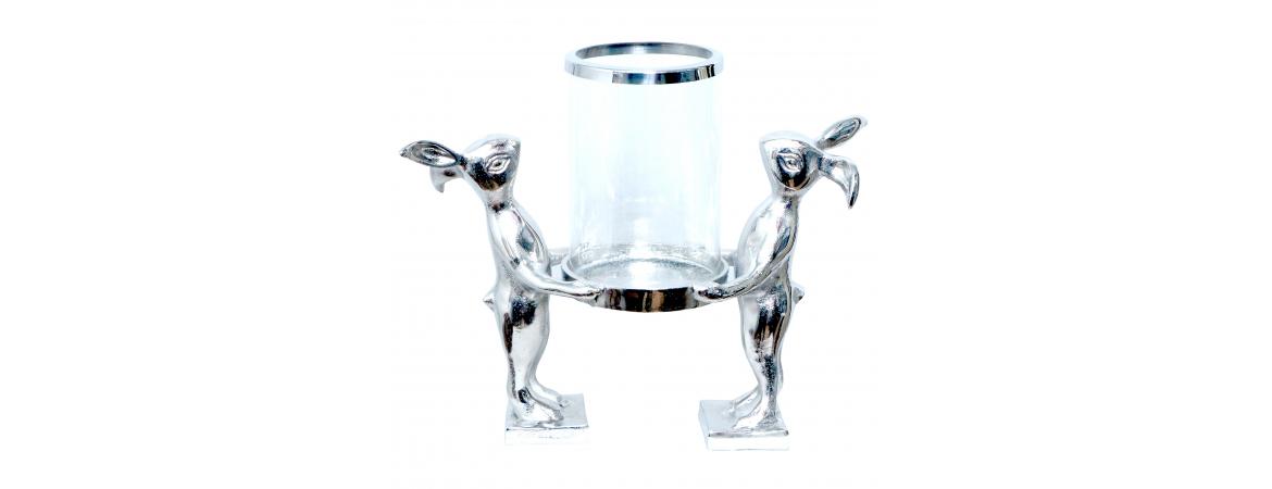 Rabbit Candleholder-Cheshire Furniture Outlet