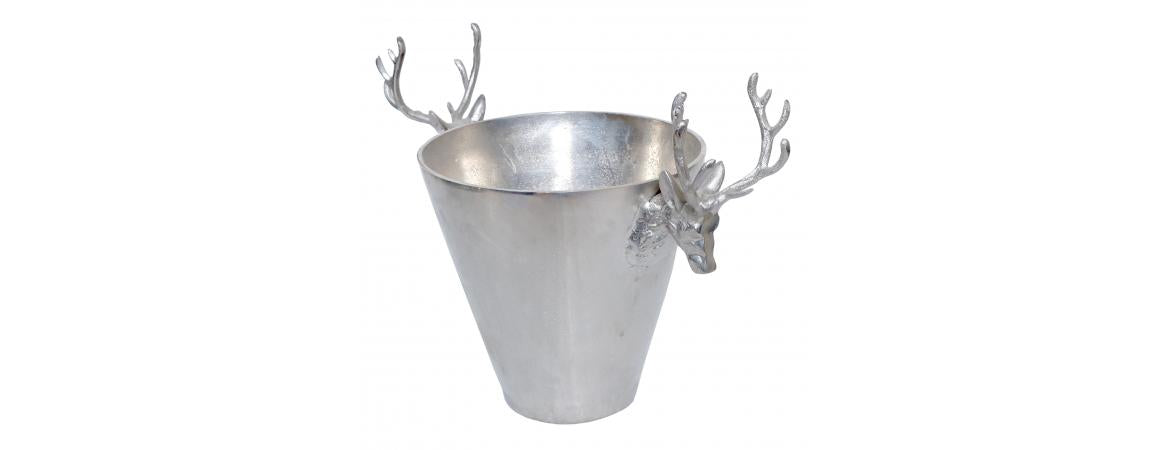 Champagne Cooler with Antler Handles-Cheshire Furniture Outlet