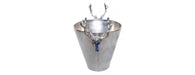 Champagne Cooler with Antler Handles-Cheshire Furniture Outlet