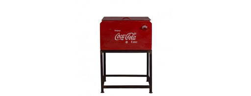 Coca Cola Cooler Box on Stand-Cheshire Furniture Outlet