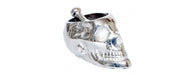 Silver Skull H19cm-Cheshire Furniture Outlet