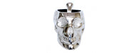Silver Skull H19cm-Cheshire Furniture Outlet