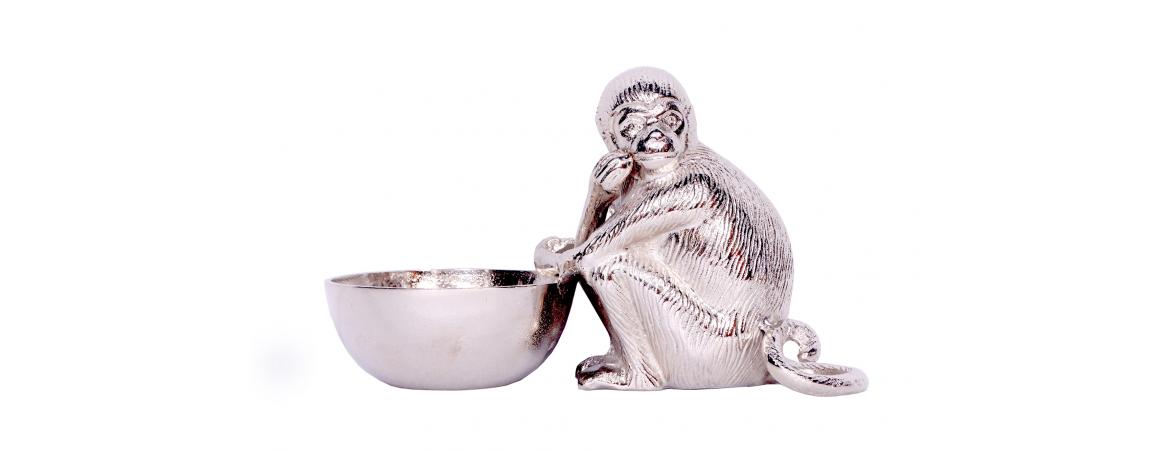 Monkey with Bowl-Cheshire Furniture Outlet