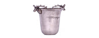 Large Rustic Wine/Champagne Cooler with Deer Handles-Cheshire Furniture Outlet