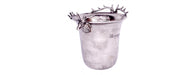Large Rustic Wine/Champagne Cooler with Deer Handles-Cheshire Furniture Outlet