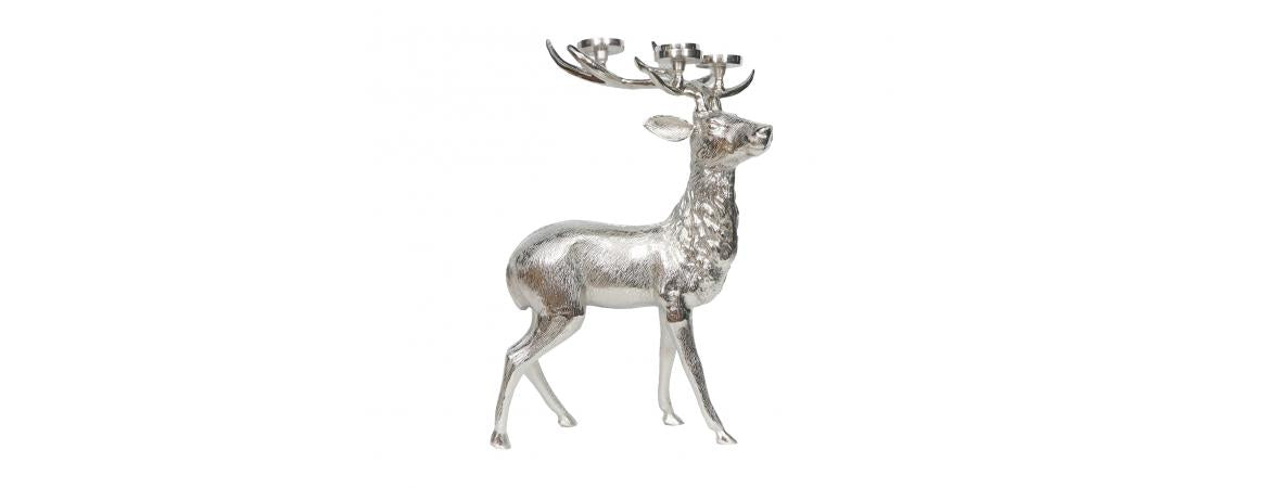 Medium Deer Candlelight Holder-Cheshire Furniture Outlet
