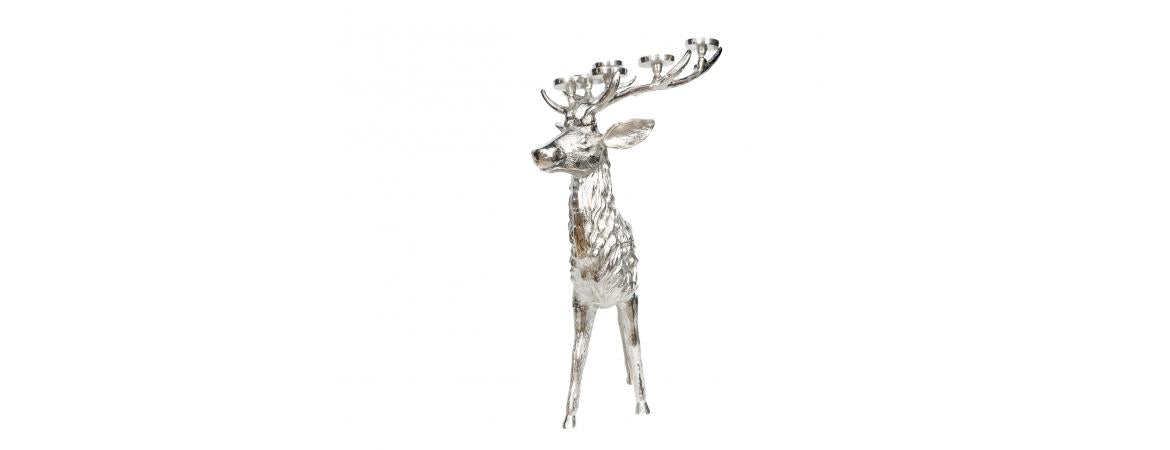 Large Deer Candlelight Holder-Cheshire Furniture Outlet