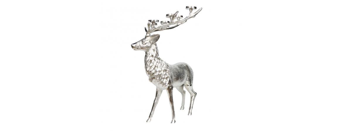 Large Deer Candlelight Holder-Cheshire Furniture Outlet