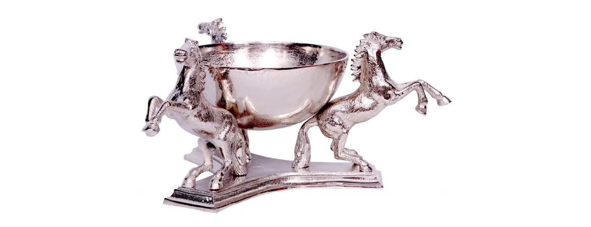 Horses with Bowl Large-Cheshire Furniture Outlet