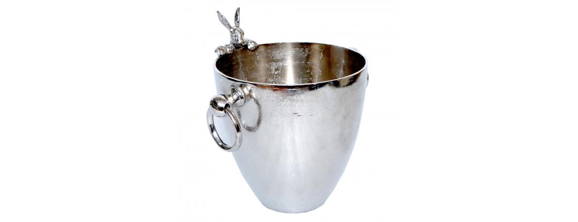 Ice Bucket with Rabbit Detail-Cheshire Furniture Outlet