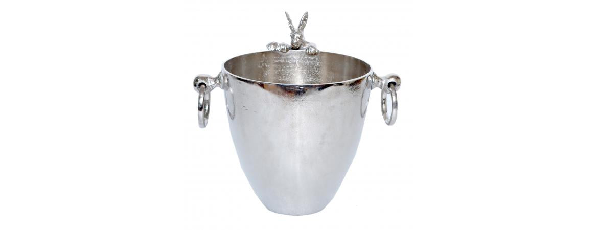 Ice Bucket with Rabbit Detail-Cheshire Furniture Outlet
