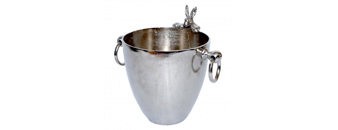 Ice Bucket with Rabbit Detail-Cheshire Furniture Outlet