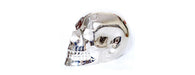 Silver Skull H17cm-Cheshire Furniture Outlet
