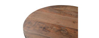 Adjustable Reclaimed Wood & Metal Bar Table-Cheshire Furniture Outlet