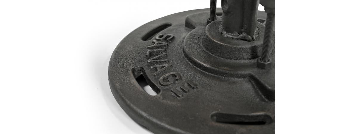 Adjustable Reclaimed Wood & Metal Bar Stool-Cheshire Furniture Outlet