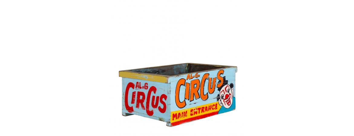 Hand Painted Wooden Circus Box-Cheshire Furniture Outlet