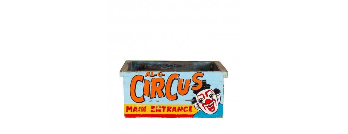 Hand Painted Wooden Circus Box-Cheshire Furniture Outlet