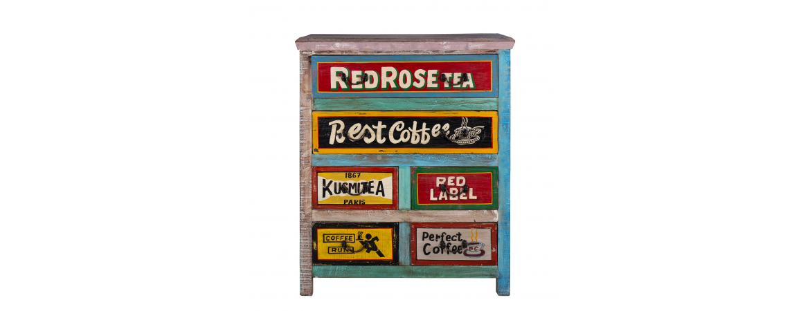 Hand Painted Chest of Drawers-Cheshire Furniture Outlet