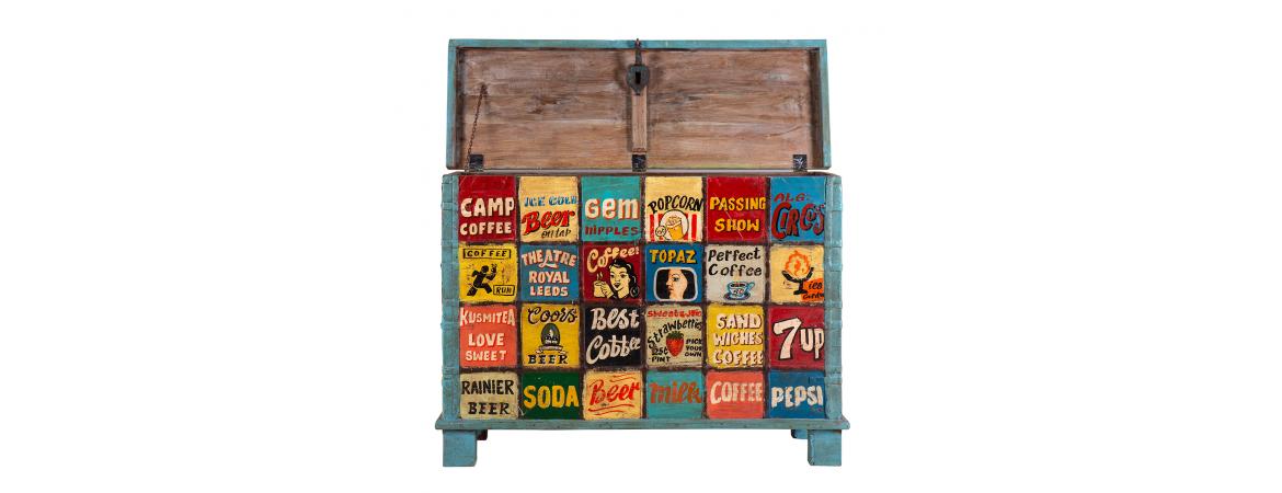 Hand Painted Vintage Sideboard-Cheshire Furniture Outlet