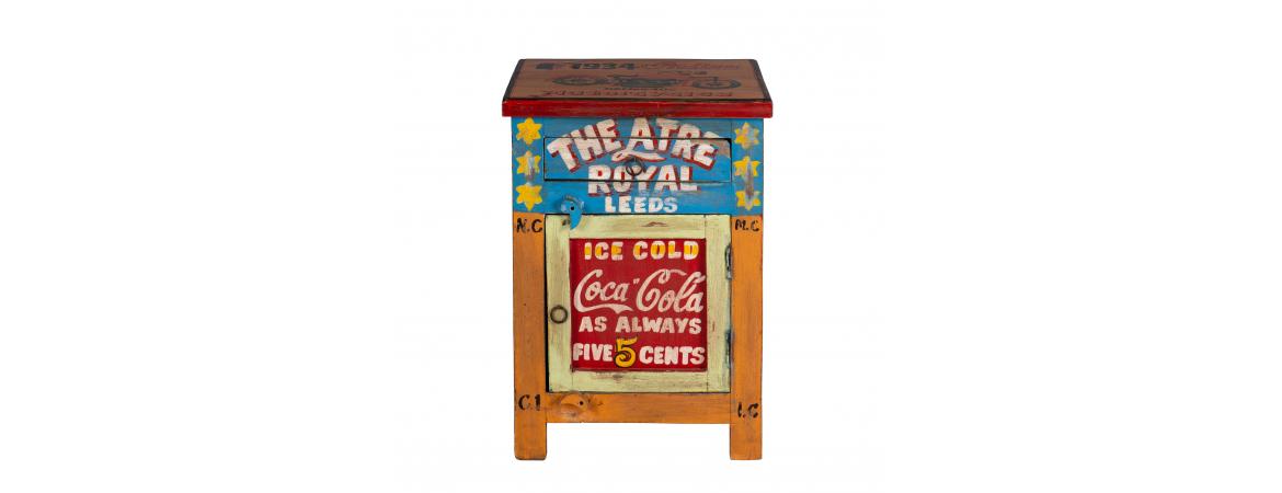 Hand Painted Vintage Cabinet-Cheshire Furniture Outlet