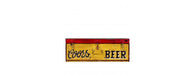 Hand Painted Iron Trunk Beer-Cheshire Furniture Outlet