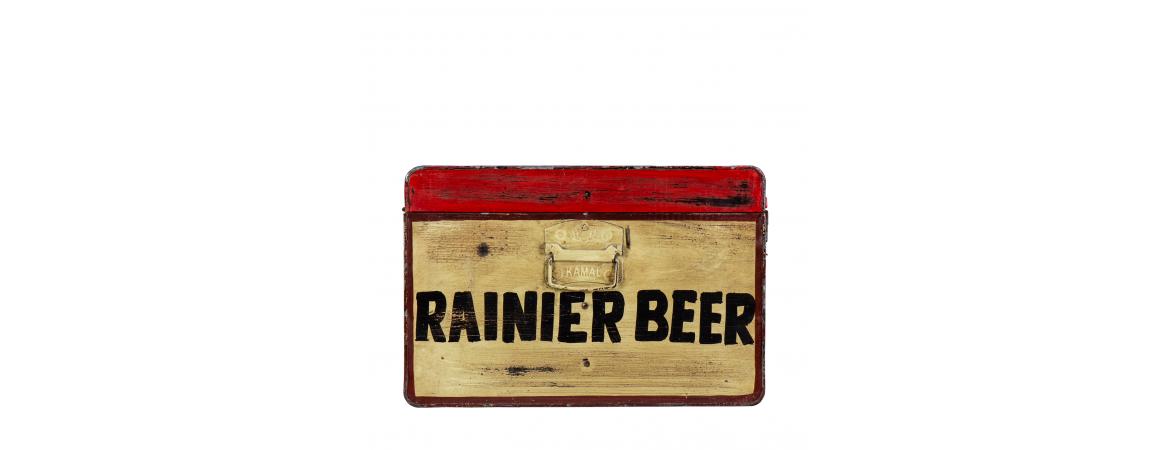 Hand Painted Iron Trunk Beer-Cheshire Furniture Outlet