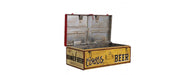 Hand Painted Iron Trunk Beer-Cheshire Furniture Outlet