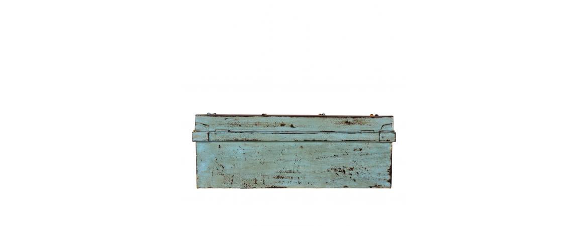 Hand Painted Iron Trunk Carnival-Cheshire Furniture Outlet