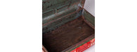 Hand Painted Iron Trunk Coca Cola-Cheshire Furniture Outlet