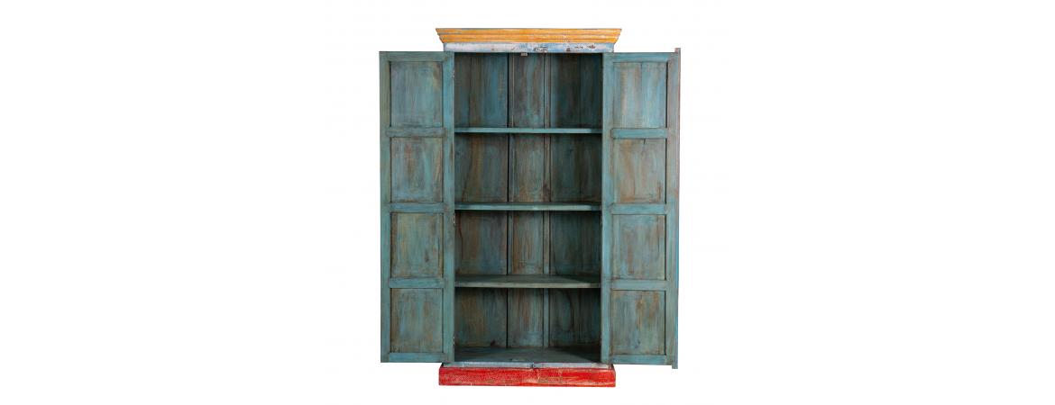 Hand Painted Tall Vintage Advert Cabinet-Cheshire Furniture Outlet