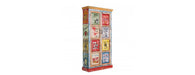 Hand Painted Tall Vintage Advert Cabinet-Cheshire Furniture Outlet