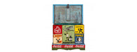 Hand Painted Vintage Ad Storage Chest-Cheshire Furniture Outlet