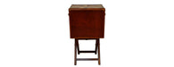 Handcrafted Open Front Bar with Stand - Cognac-Cheshire Furniture Outlet