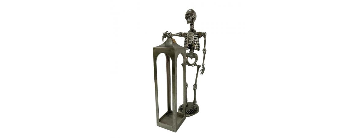 Skeleton with Lantern H120cm-Cheshire Furniture Outlet