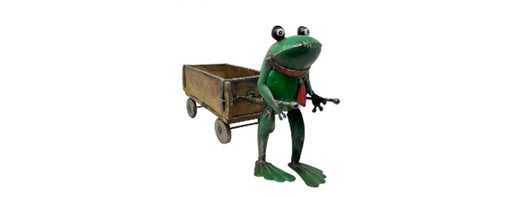 Frog with Wheelbarrow-Cheshire Furniture Outlet